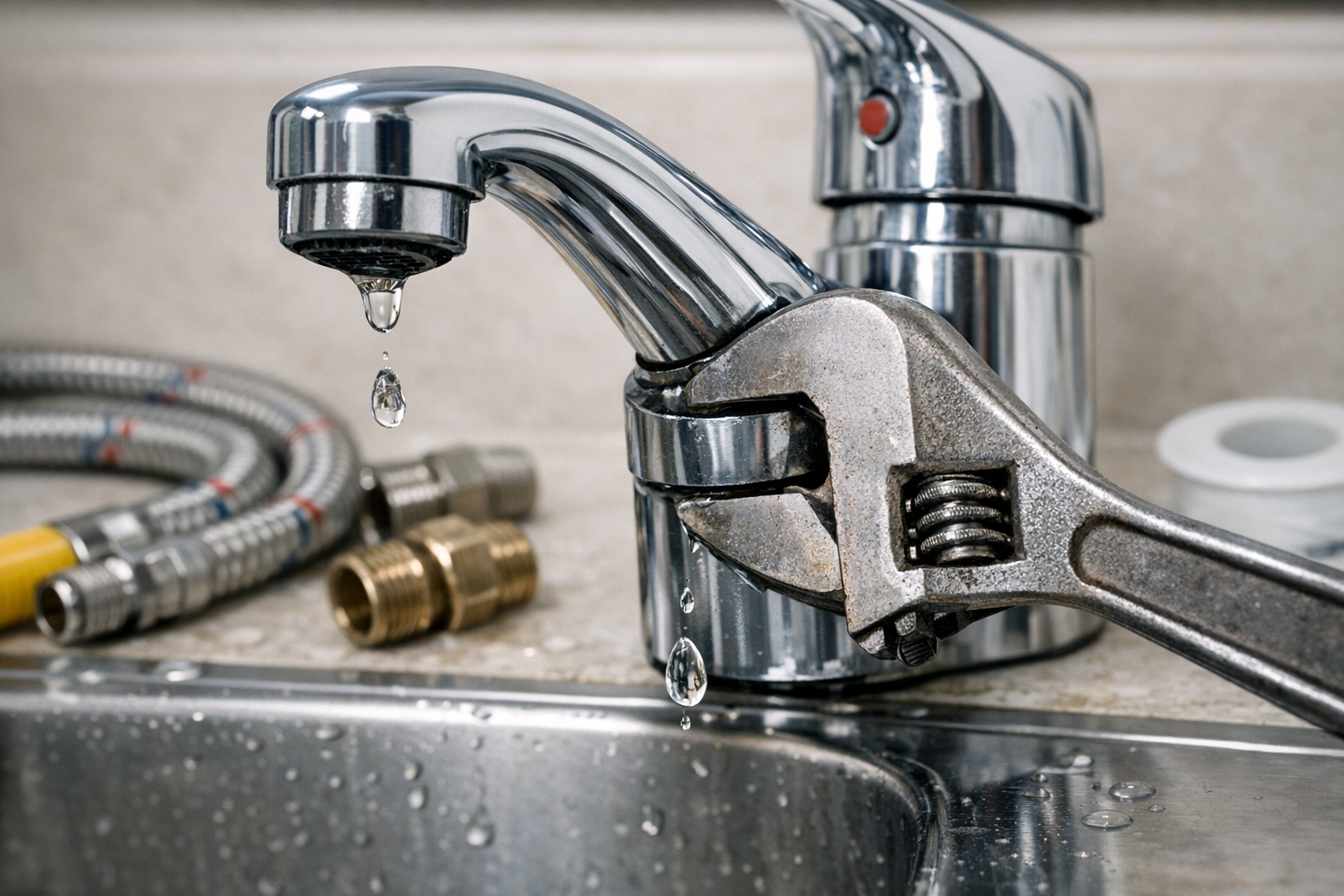 Tropfenden Wasserhahn reparieren: Anleitung ohne Klempner